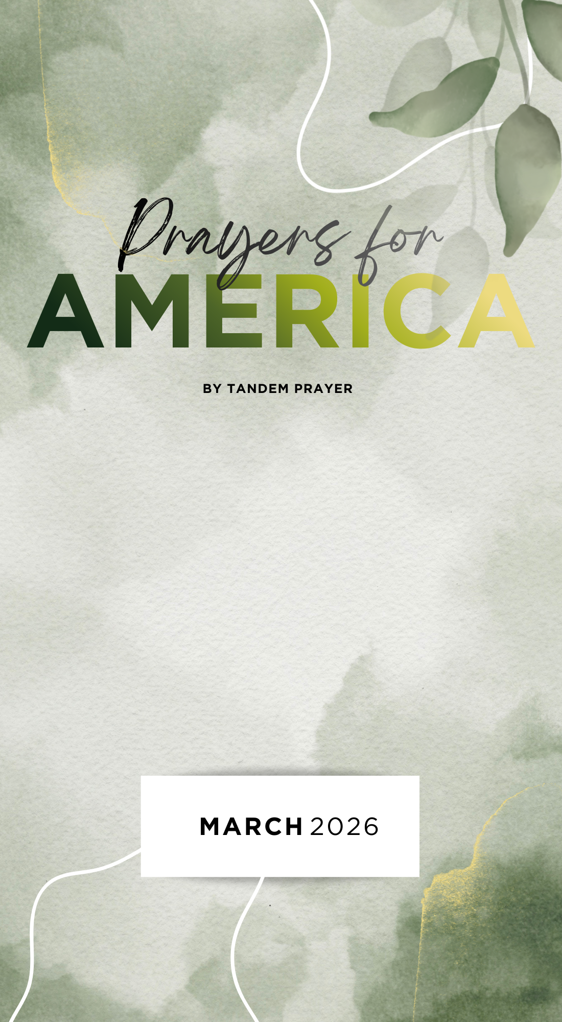 Prayers for America - March 2026