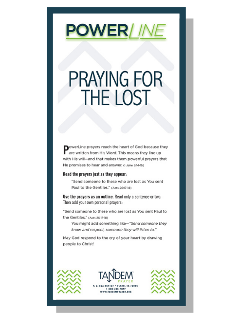 Praying for the Lost
